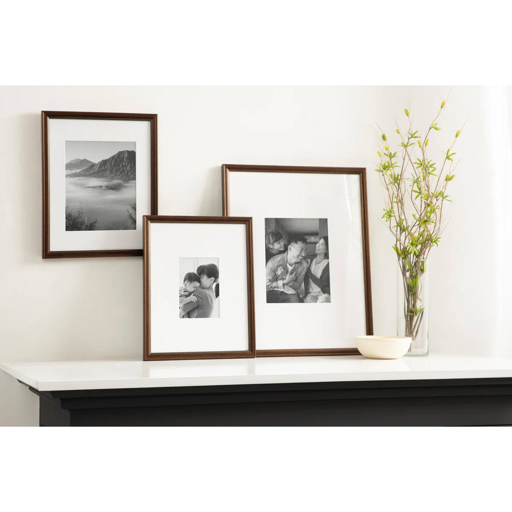 Wickson 4 Piece Beveled Plastic Single Picture Frame (Set of 4)