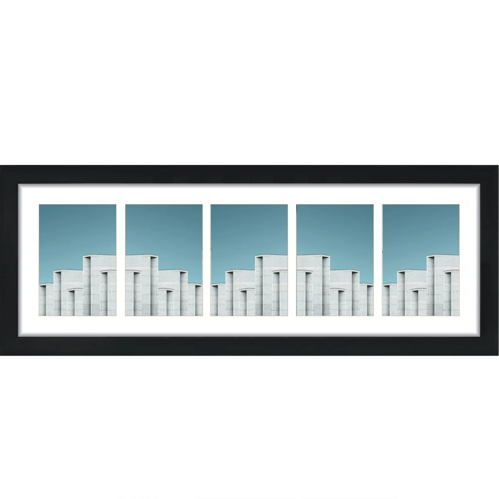 Black Matte Picture Frame with Mat