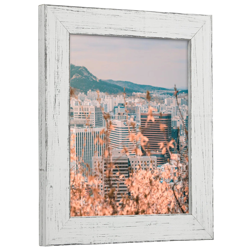 Montreuil White Solid Wood Matte Picture Frame