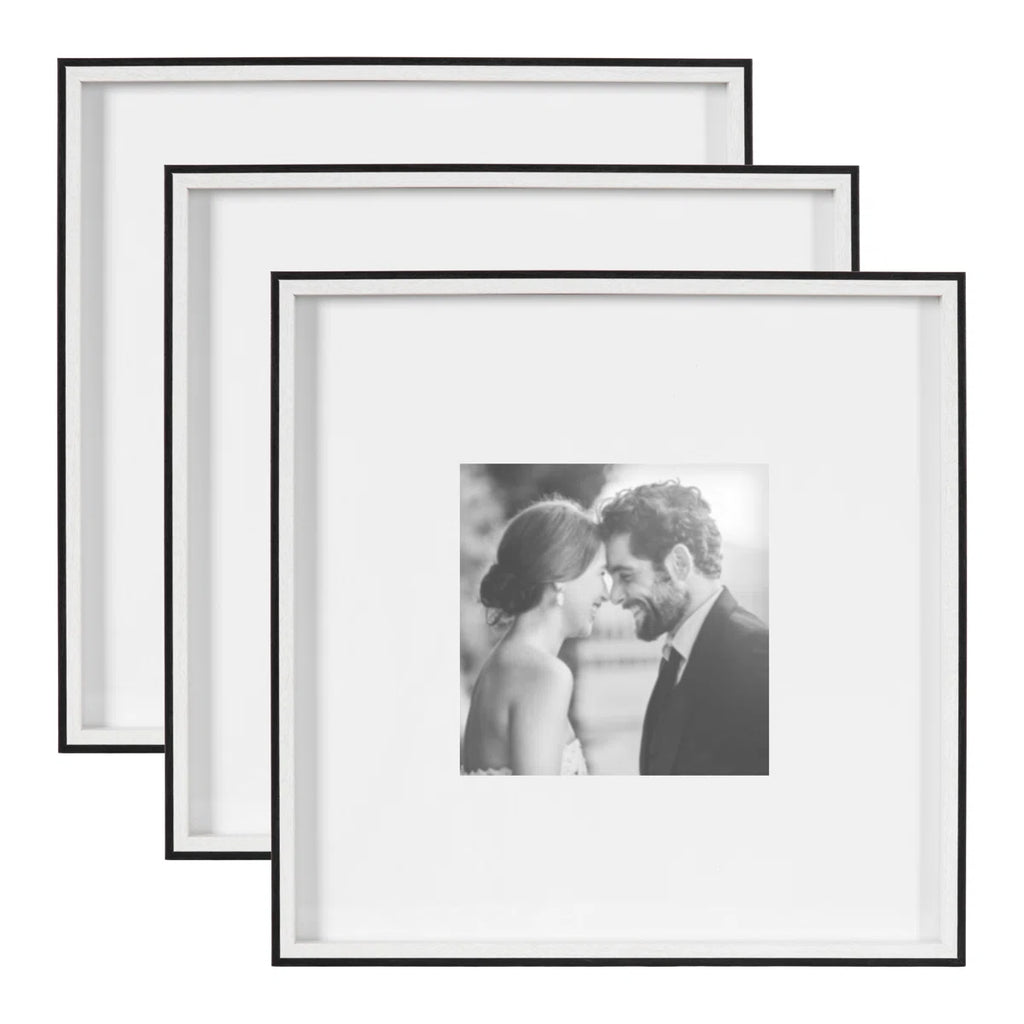Develin Matte Plastic Single Picture Frame Set (Set of 3)