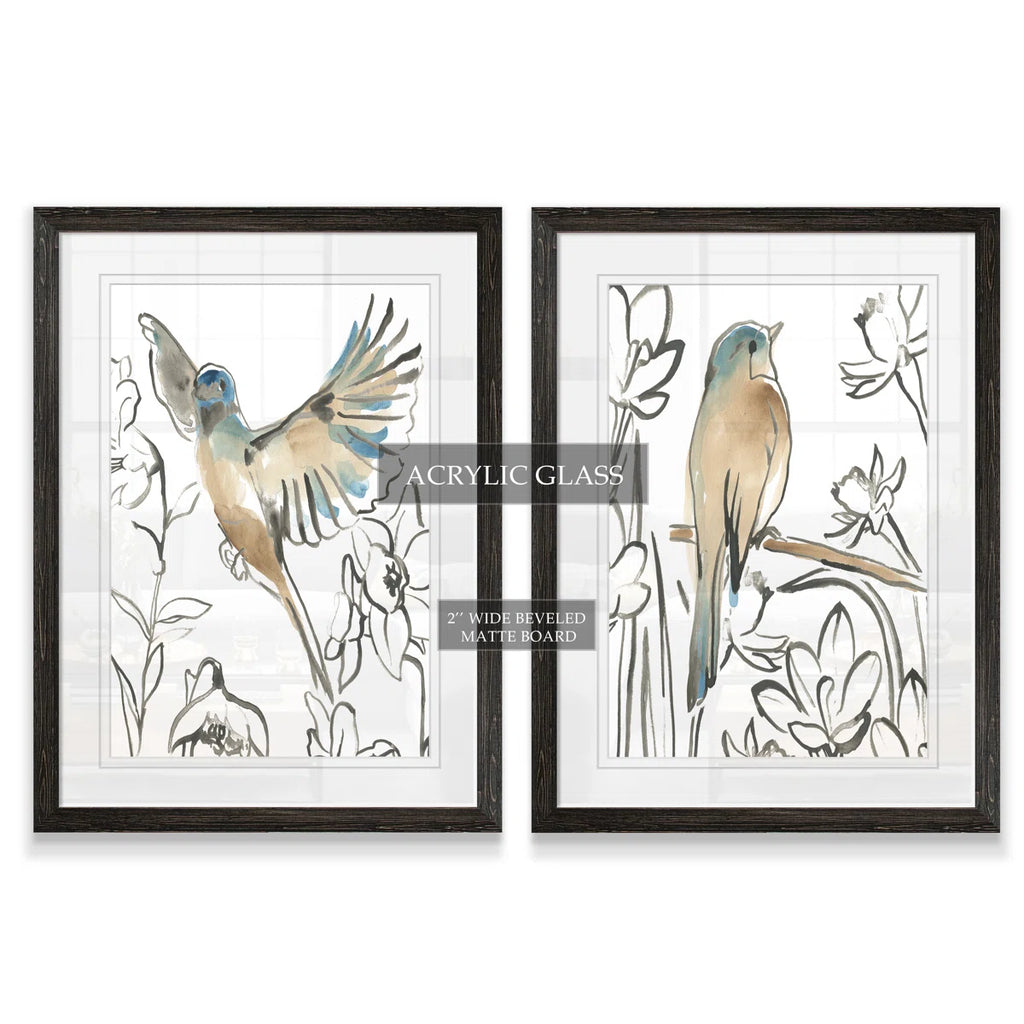 " Songbird Meadow III " by Vincent Van Gogh 2 - Pieces