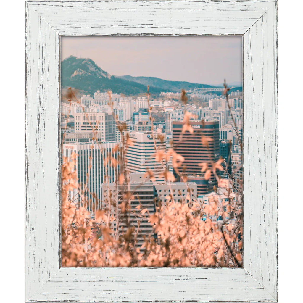 Montreuil White Solid Wood Matte Picture Frame
