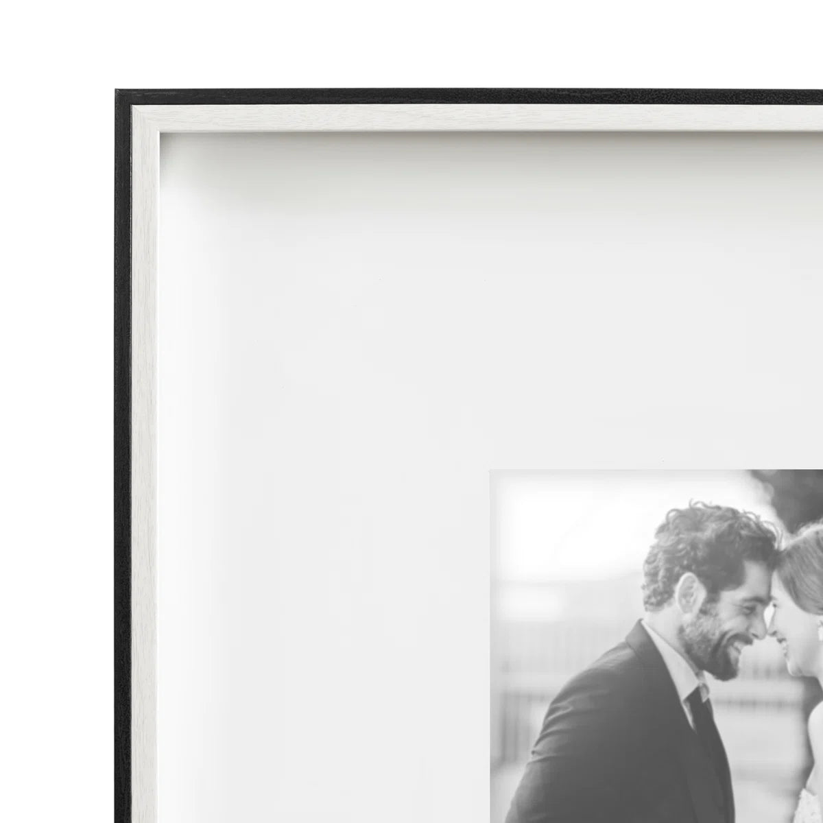 Develin Matte Plastic Single Picture Frame Set (Set of 3)