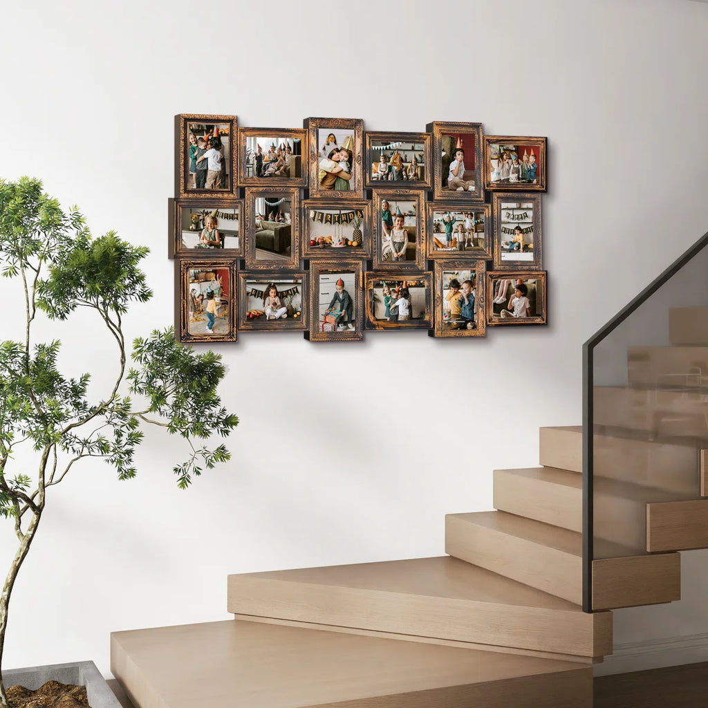 Height 18 Opening Wall Gallery Family Picture Frame Set