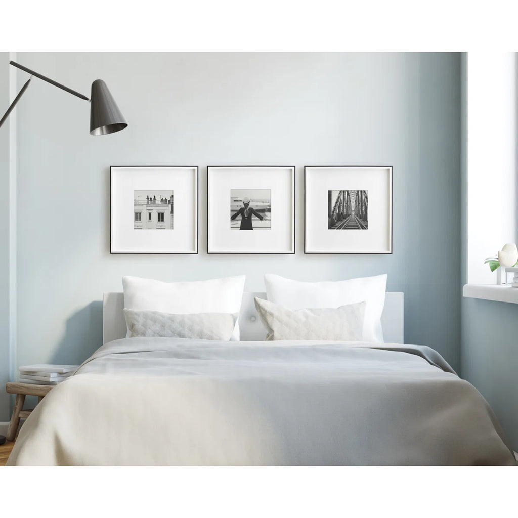 Develin Matte Plastic Single Picture Frame Set (Set of 3)