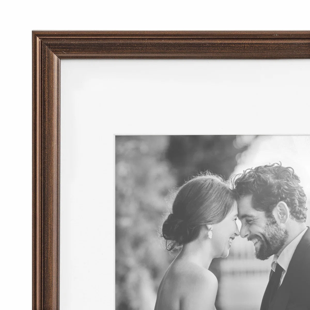 Wickson 4 Piece Beveled Plastic Single Picture Frame (Set of 4)