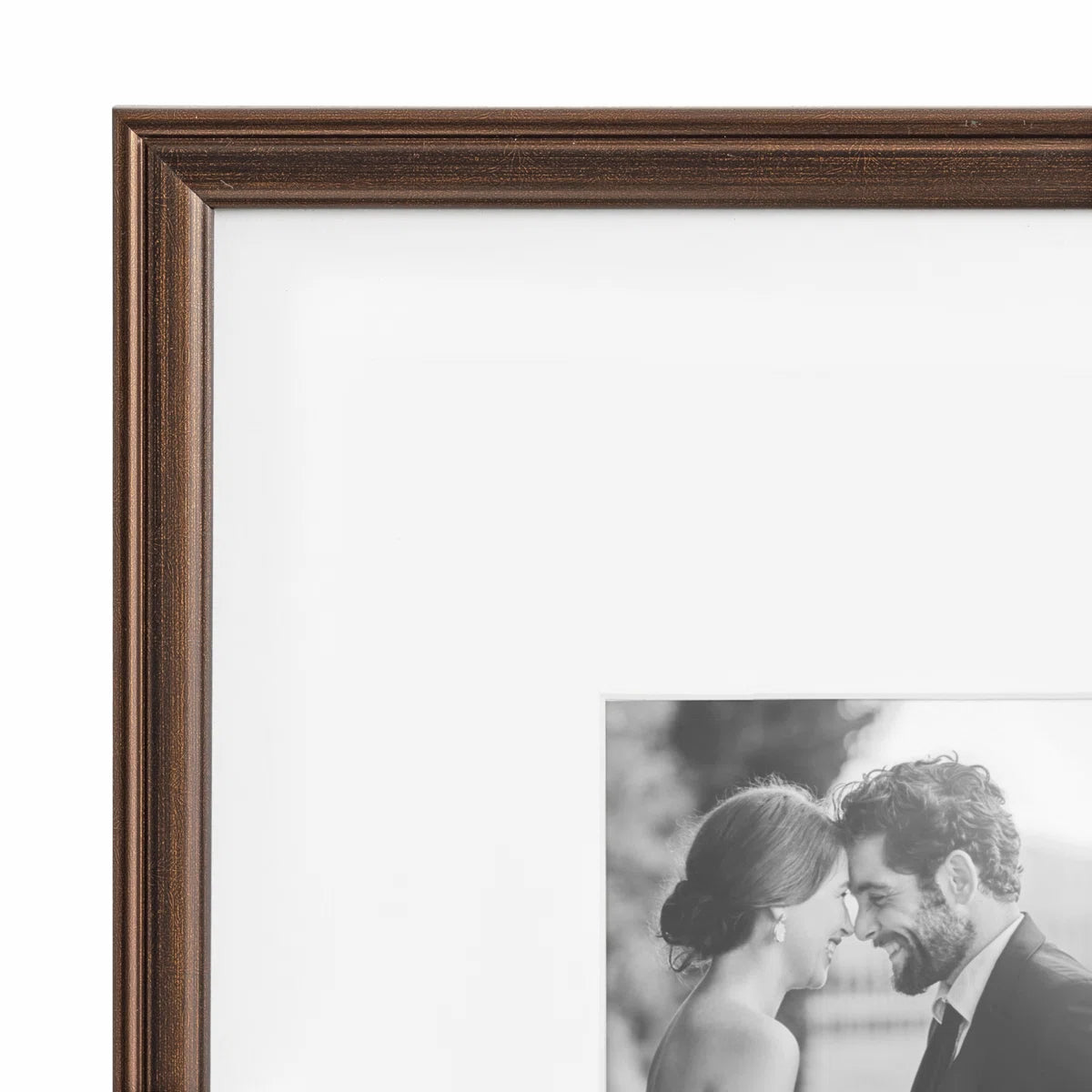 Wickson 4 Piece Beveled Plastic Single Picture Frame (Set of 4)
